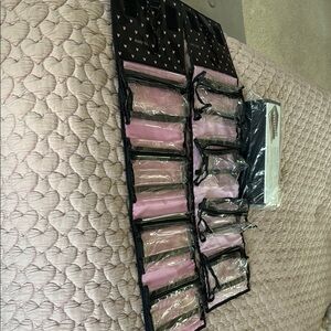 Mary Kay Makeup Brush Set with Pink and Black Case